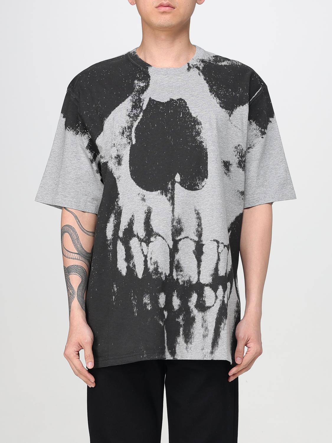 T-Shirt ALEXANDER MCQUEEN Men color Grey