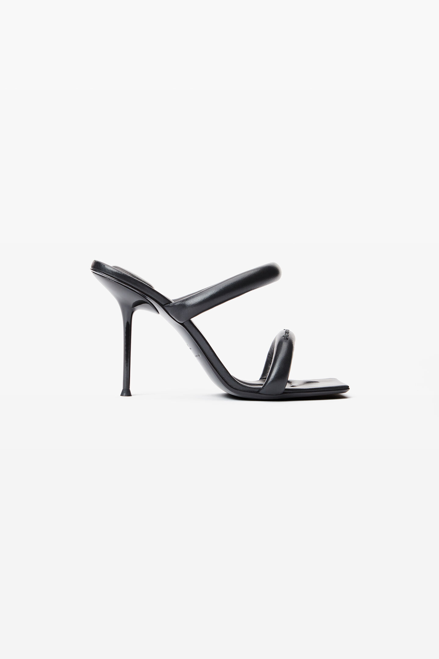 Women's Julie Tubular Sandal In Lambskin Black