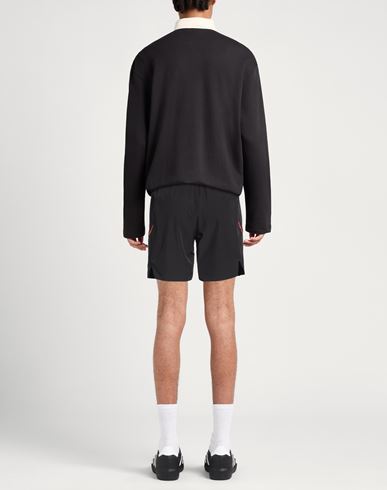 Man Shorts & Bermuda Shorts Black Size M Polyester, Elastane