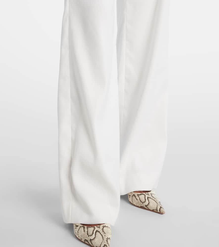 Jude linen-blend wide-leg pants