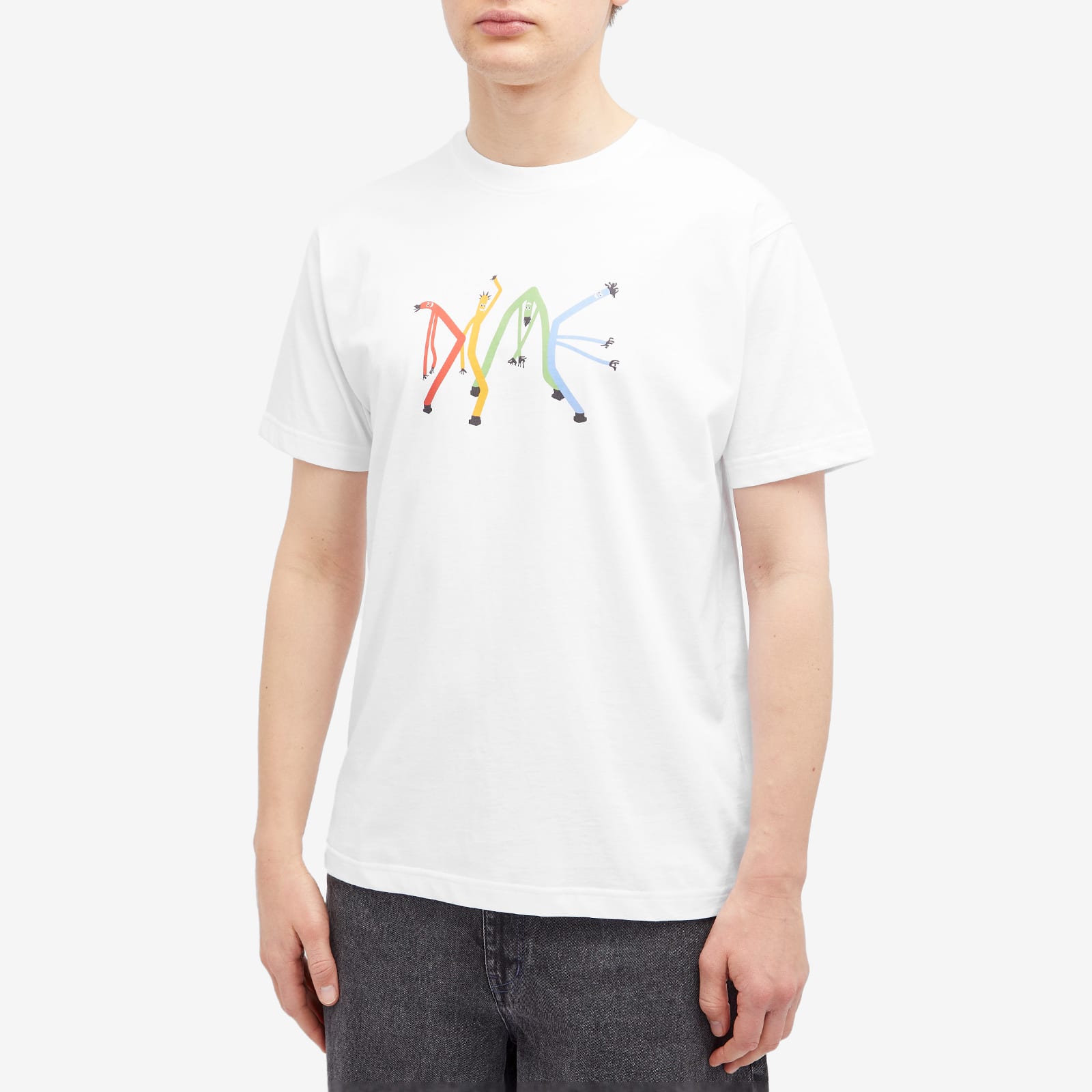 Dime Men's Tubeman T-Shirt in White DIMEHO2456WHT