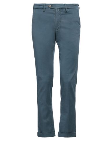 Man Pants Slate blue Size 30 Lyocell, Cotton, Elastane