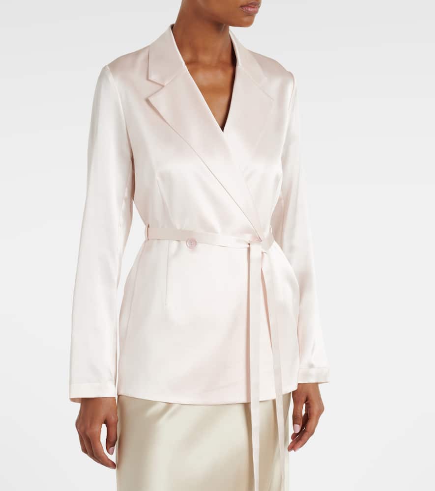 Joubert silk satin blazer