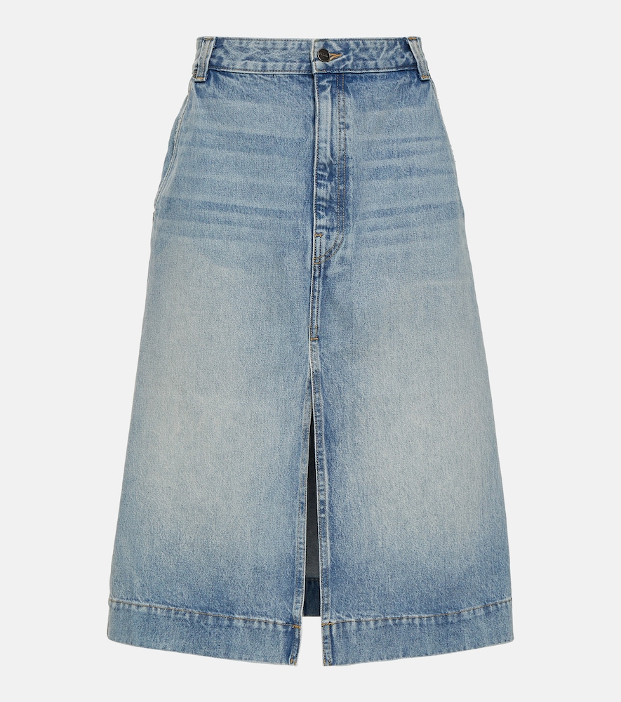 Charlene denim midi skirt