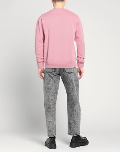 Man Sweater Pink Size 3XL Cotton