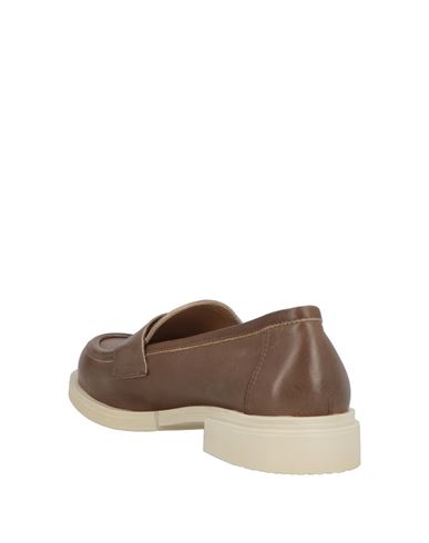 Woman Loafers Brown Size 7 Leather