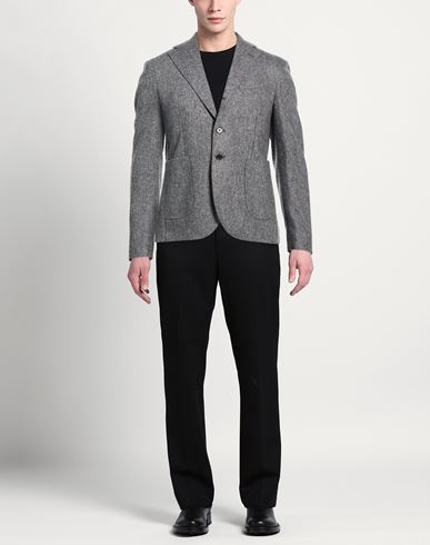 Man Blazer Grey Size 38 Virgin Wool