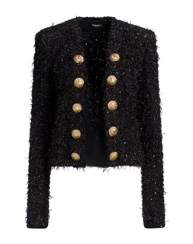 Woman Jacket Midnight blue Size 6 Polyamide, Viscose, Polyester
