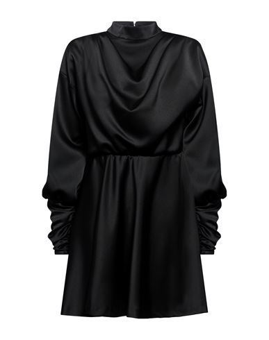 Woman Mini dress Black Size S PES