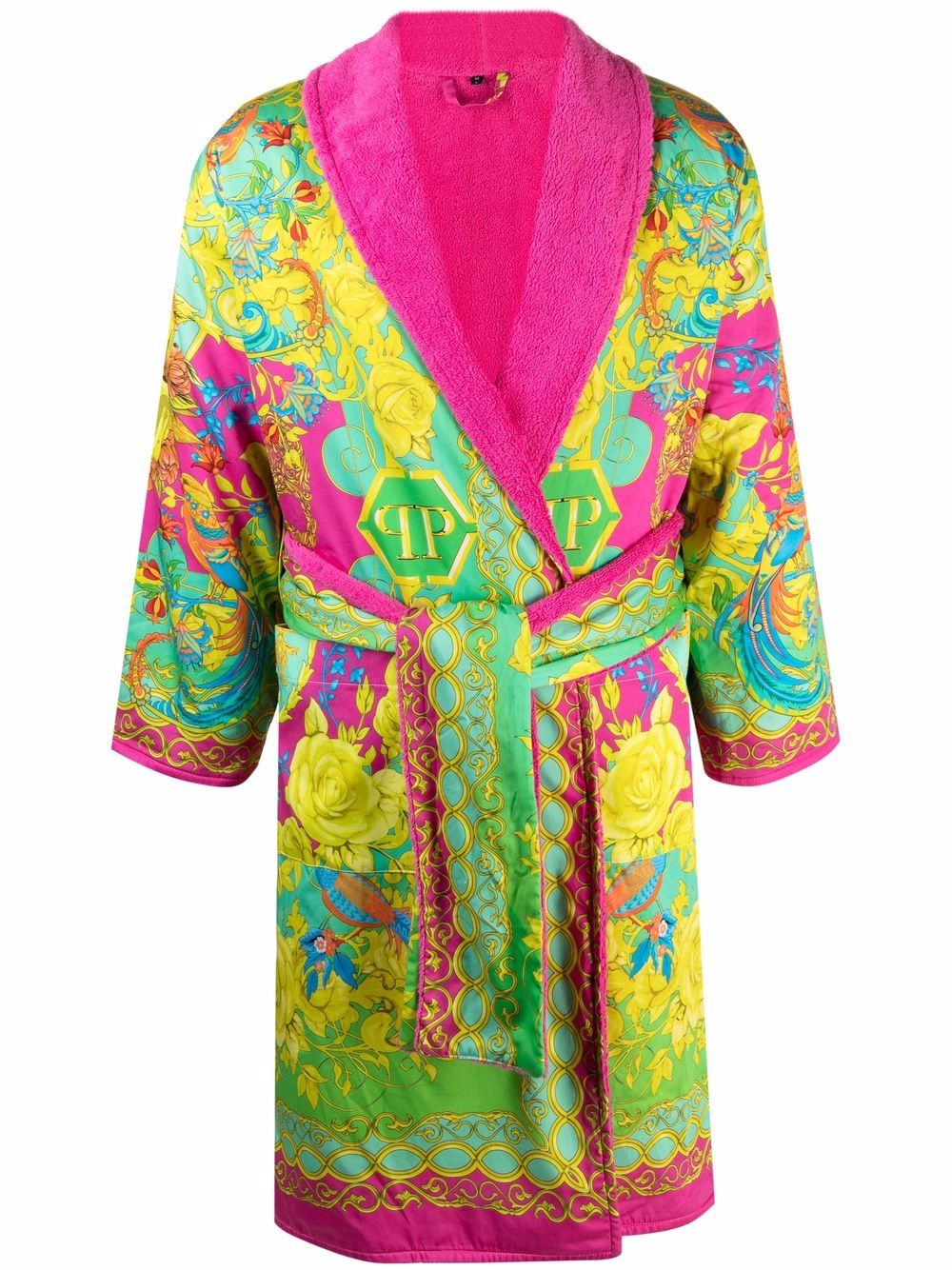 New Baroque bathrobe - Yellow