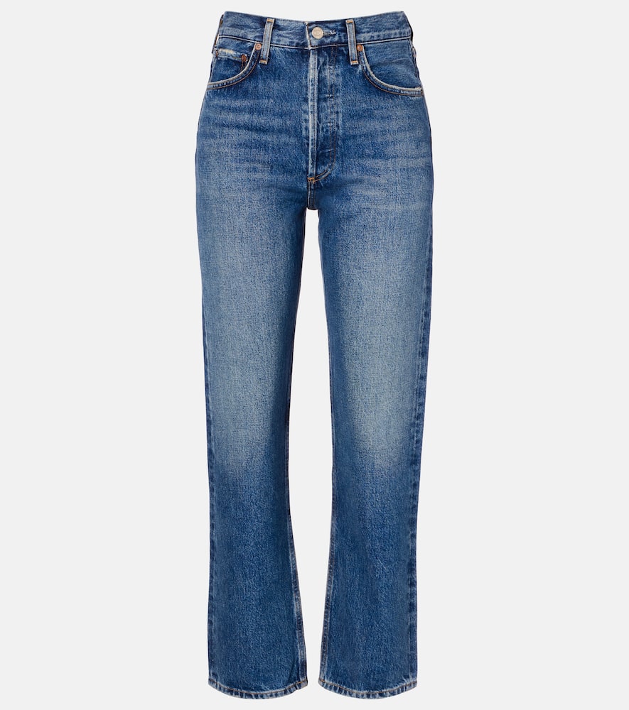 ‘90s mid-rise straight jeans