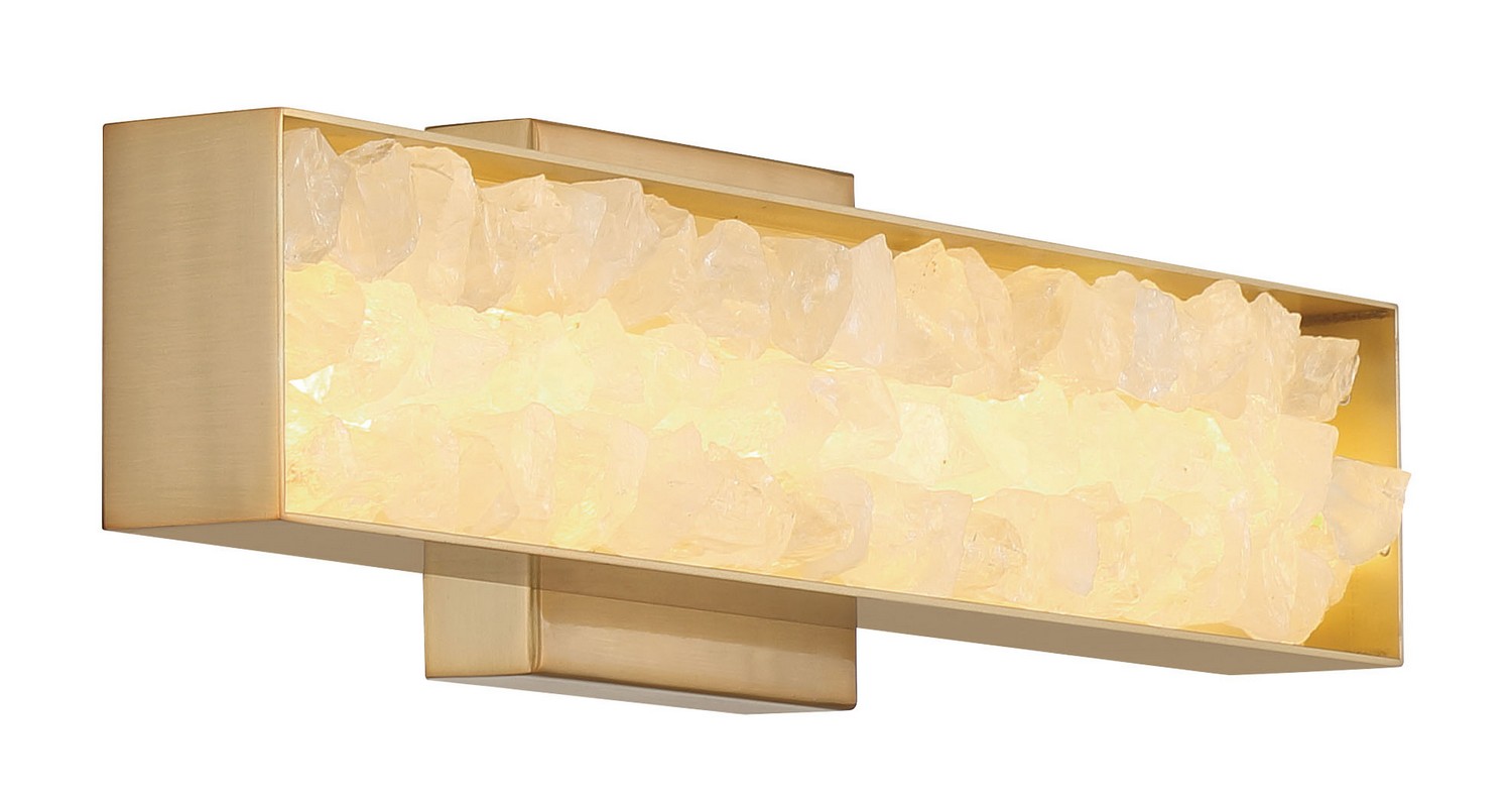 Celeste Brass LED Wall Sconce from the Divinely Collection