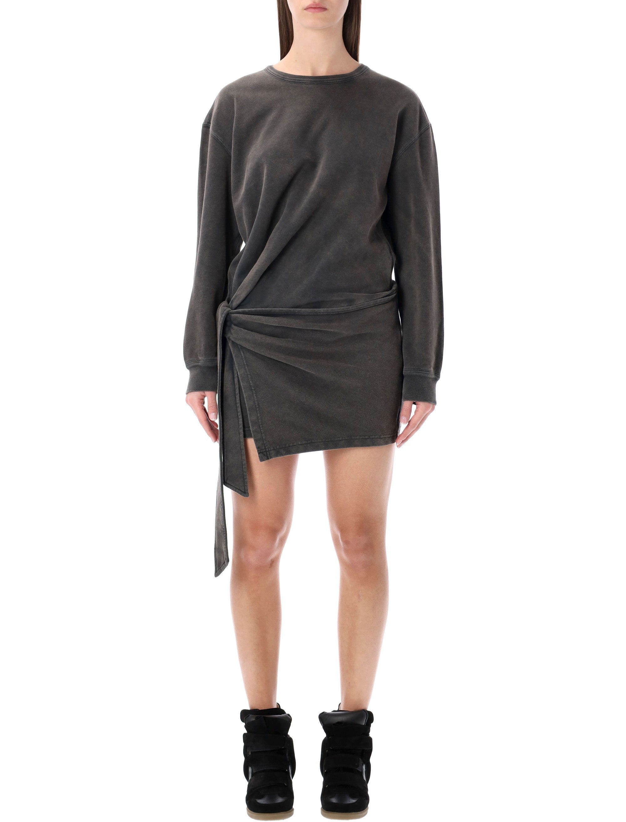 The Zae Mini Cotton Shirt Dress
