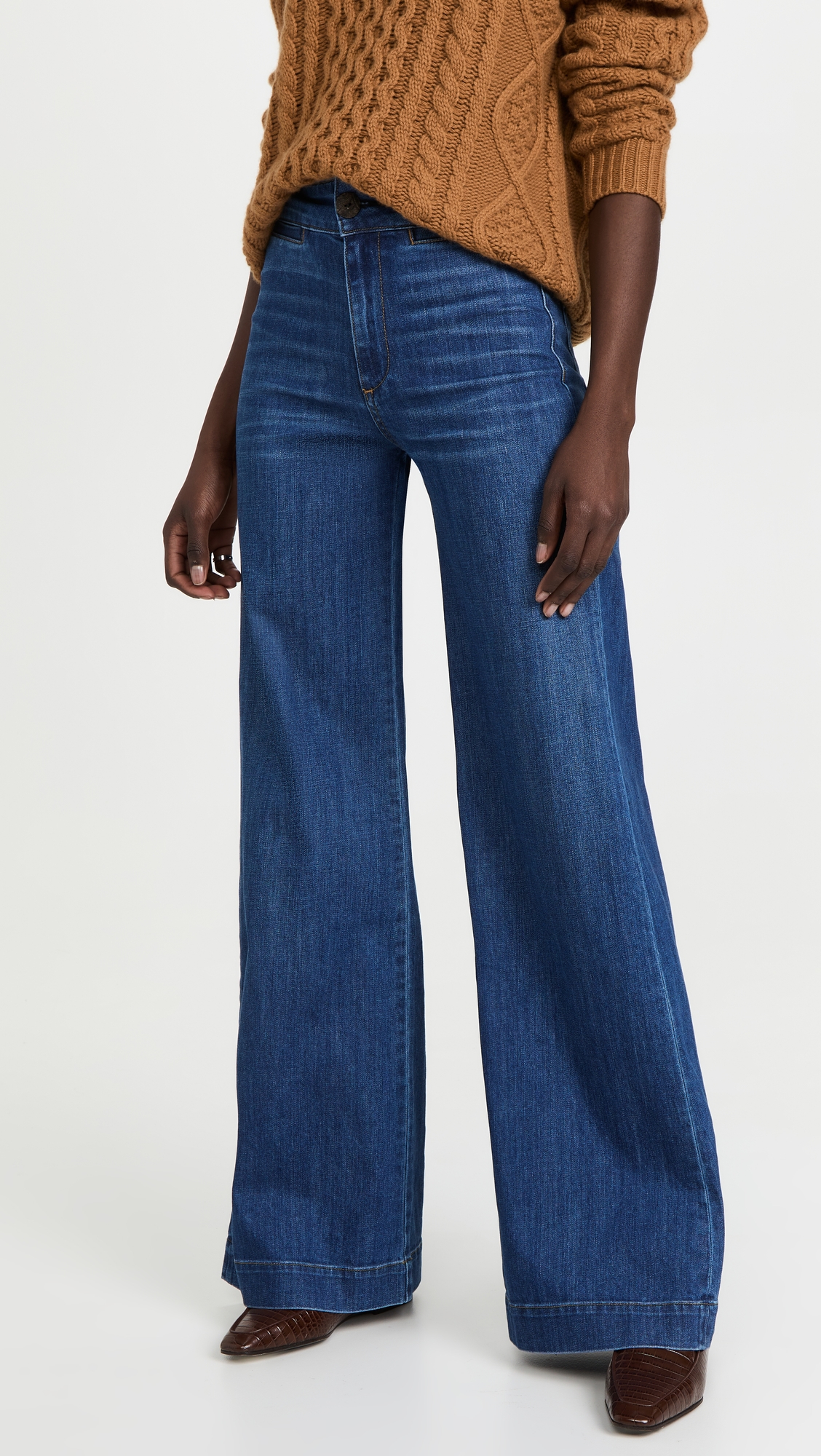 Brighton Wide Leg Jeans Mercury