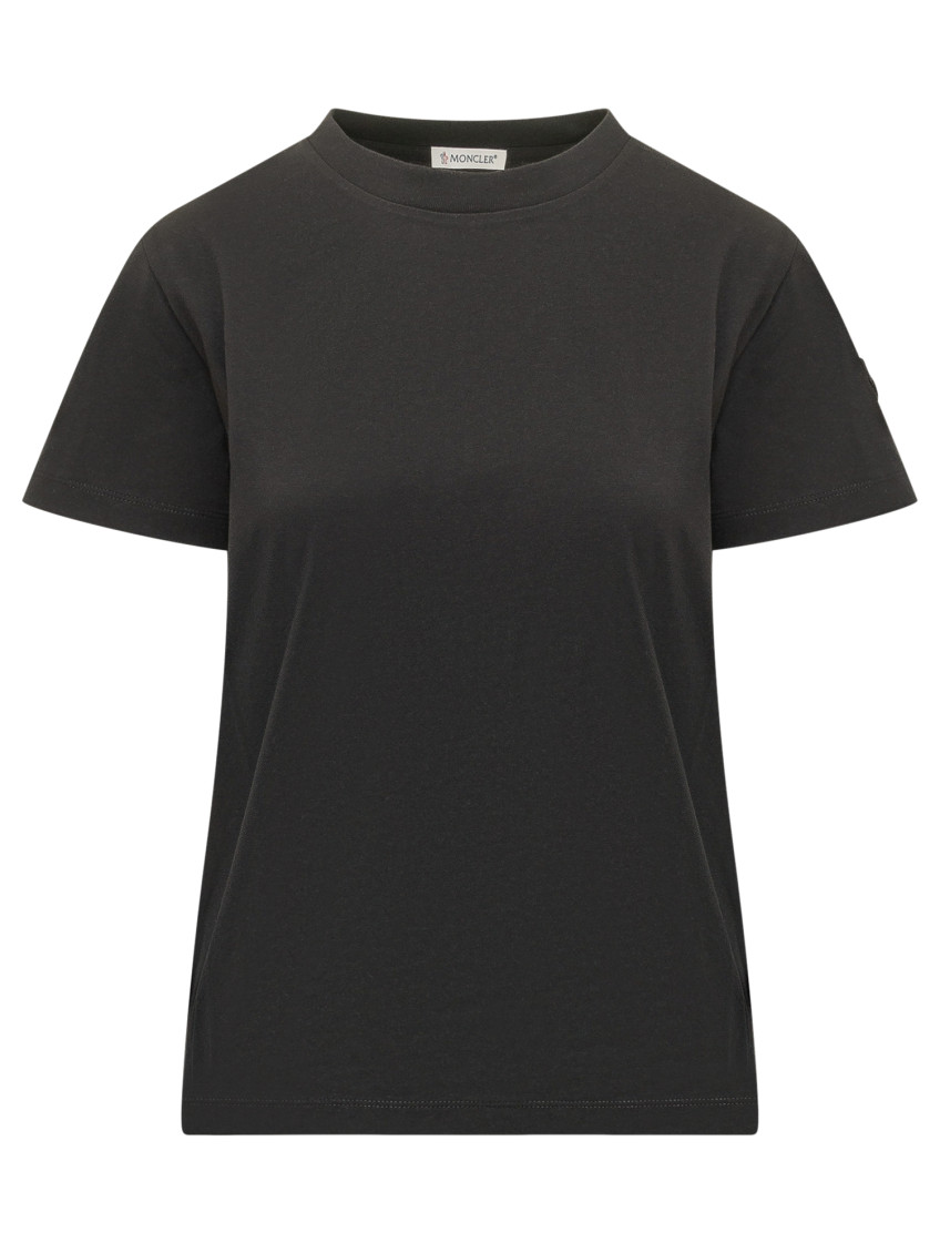 Moncler - cotton ribbed crewneck short-sleeve t-shirt