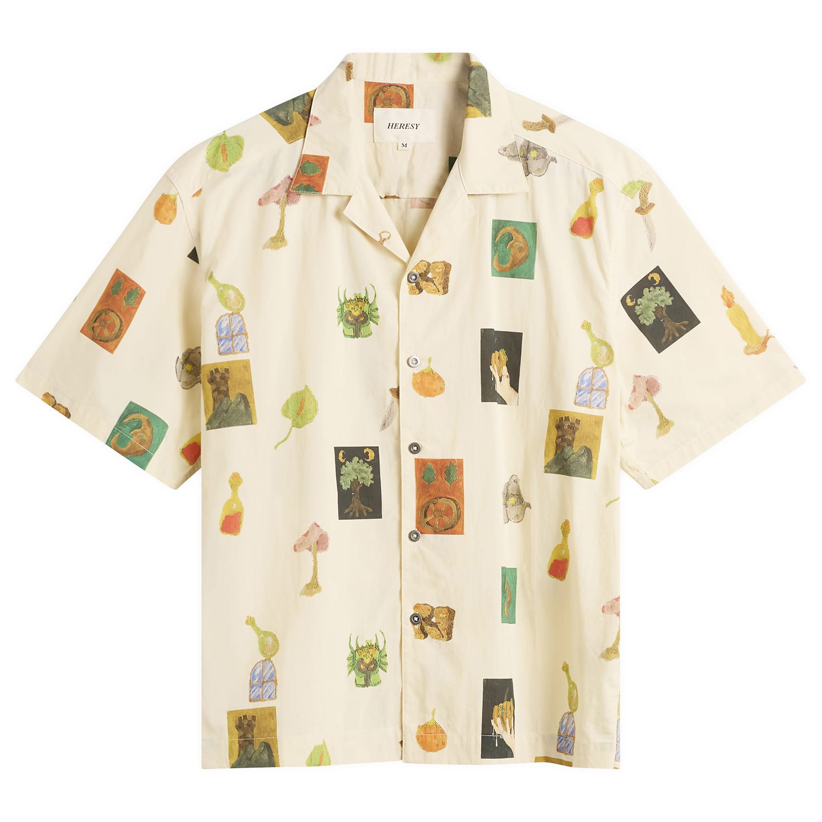 Men's Motley Shirt in Ecru