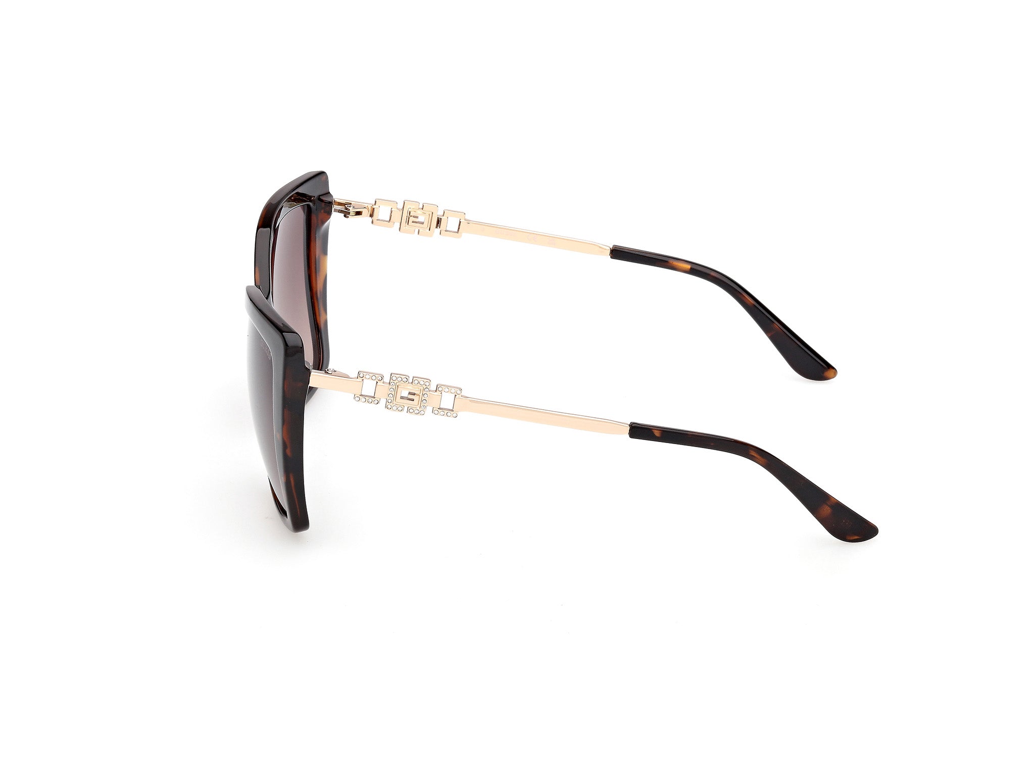 Guess Woman Guess GU00266 52F Sunglasses Injected Havana Brown Squared Norma