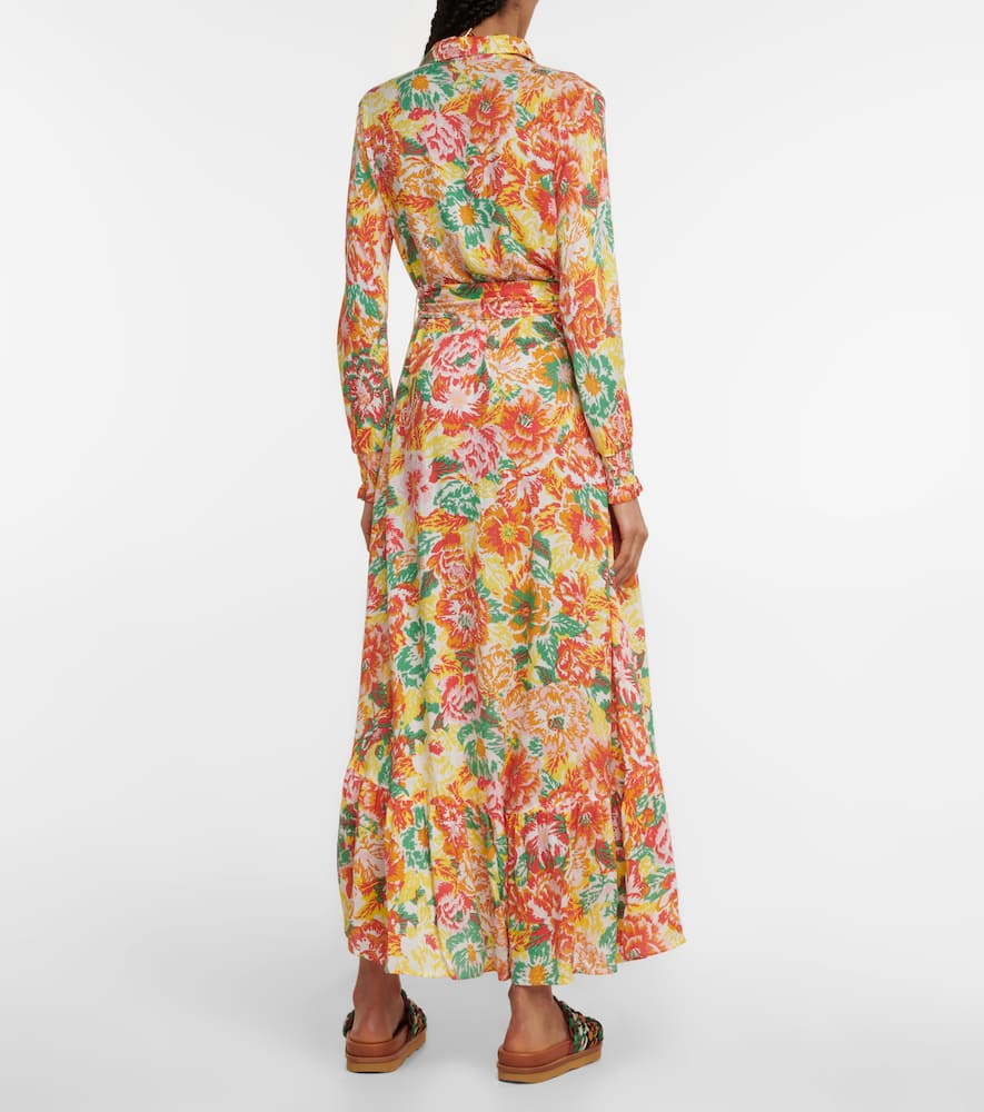 Kimi floral shirt dress