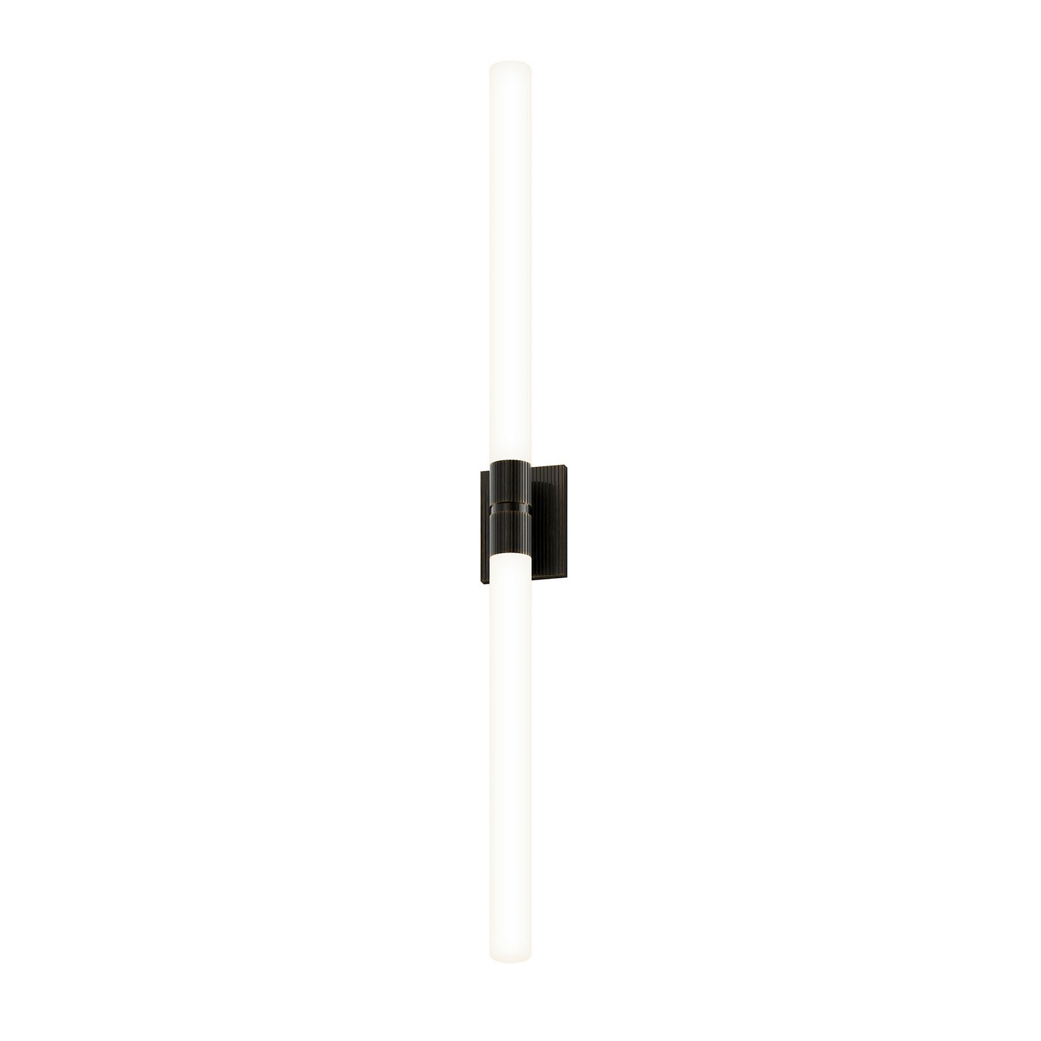 Black Brass LED Bathroom Vanity Light from the Scepter Collection