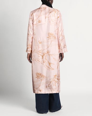 Co. go Woman Overcoat & Trench Coat Pink Size 6 Silk