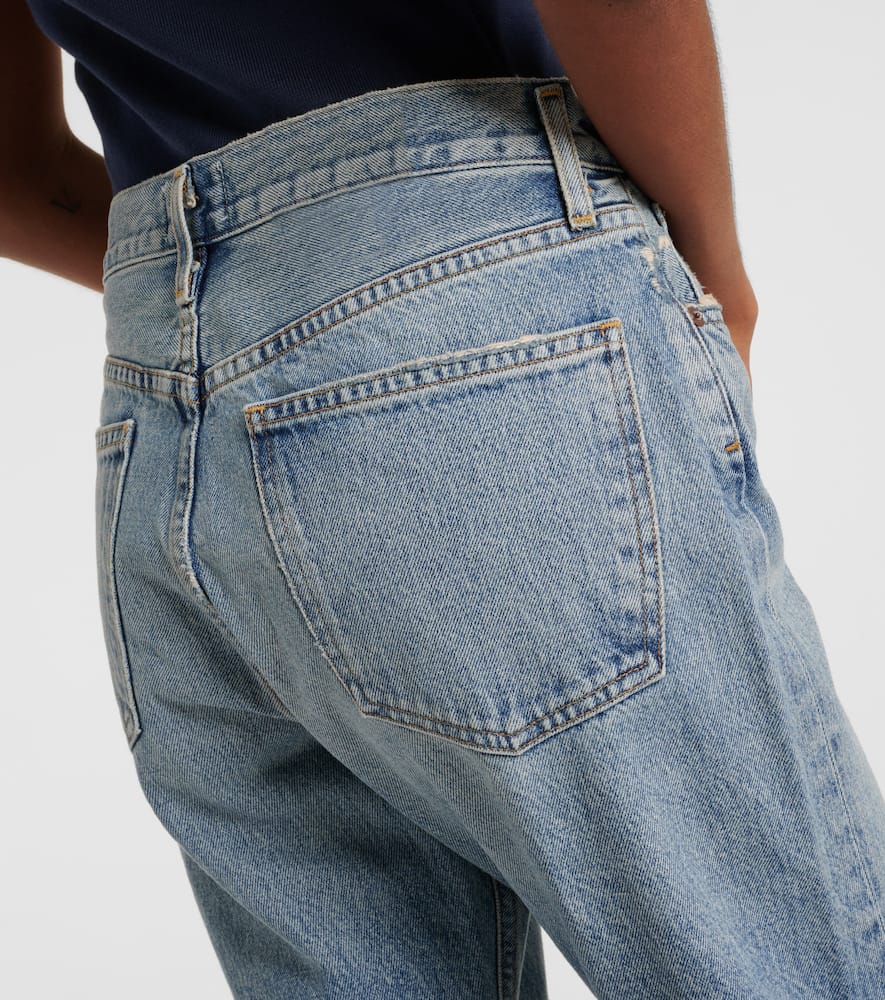 Parker mid-rise straight jeans