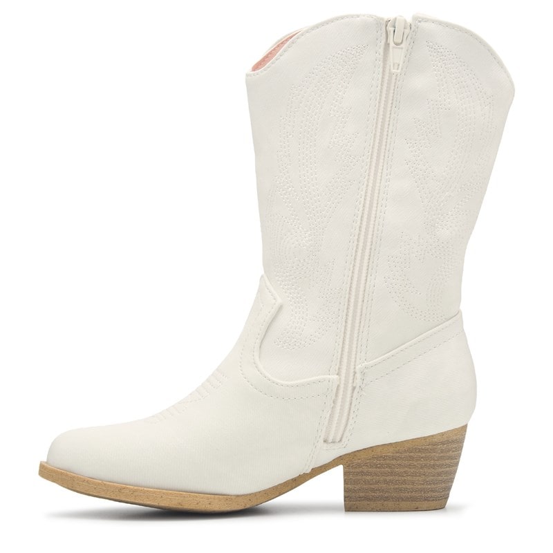 Kids' Howdy Western Boot Little/Big Kid Boots (White)