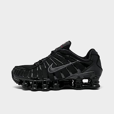 Big Kids Shox TL Casual Shoes in Black/Metallic Hematite/Max Orange