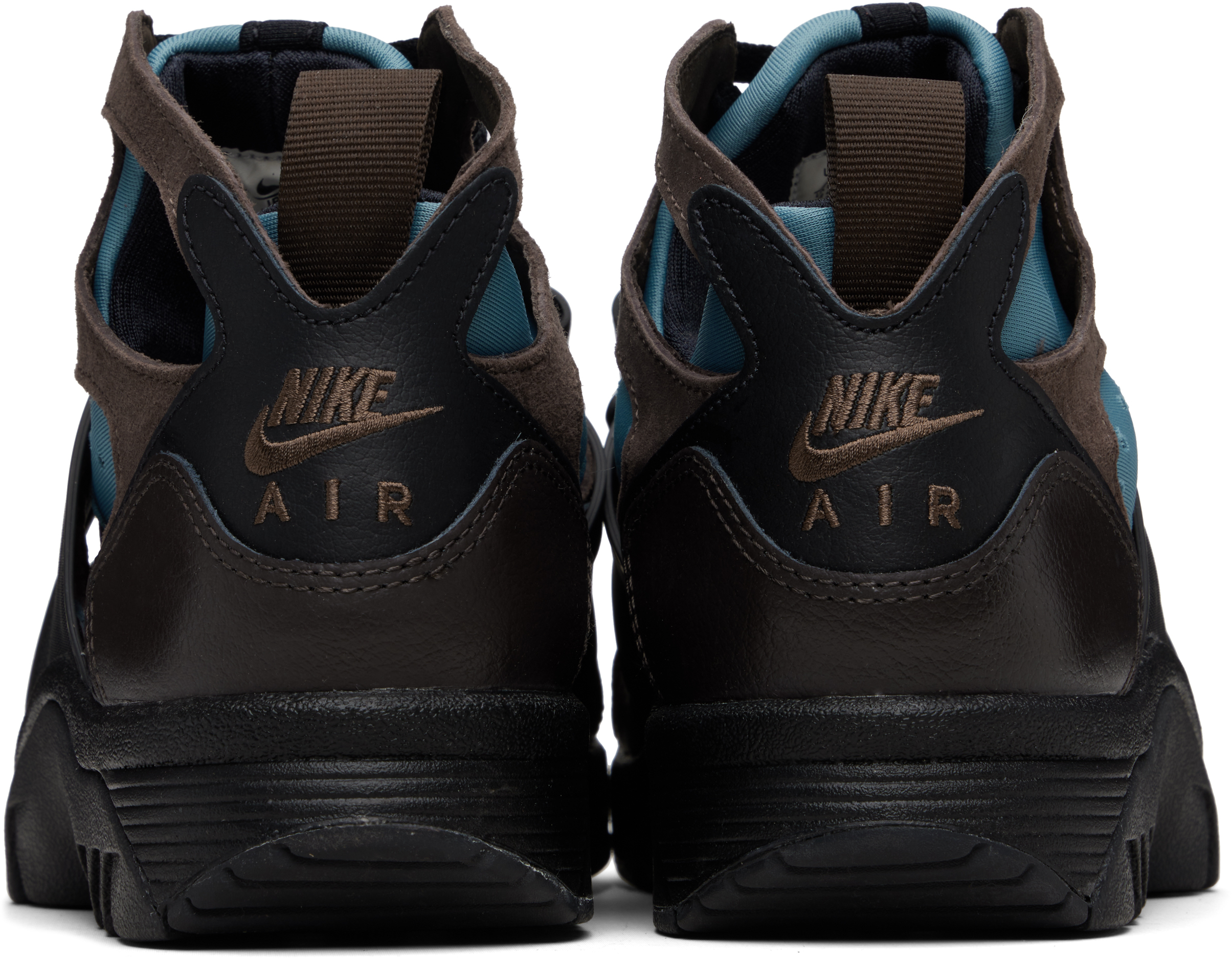Black & Brown Air Huarache Sneakers