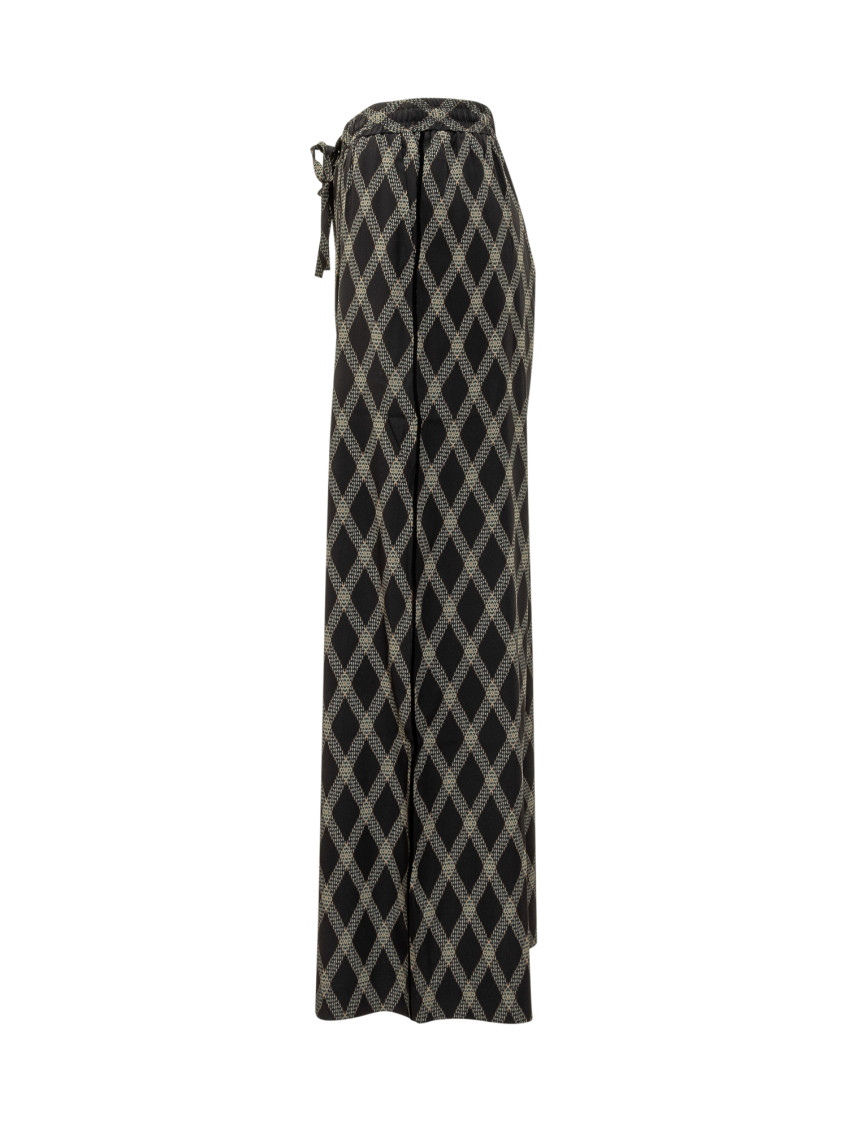 Black Loose Drawstring Pants