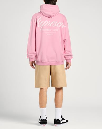 Man Sweatshirt Pink Size XL Cotton