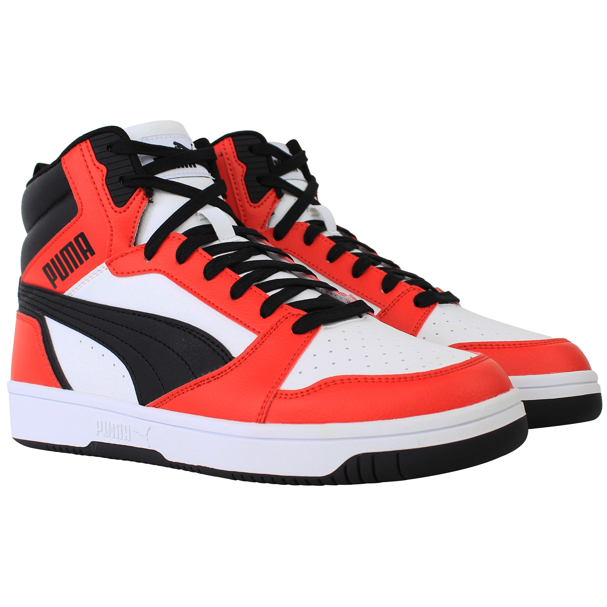 Puma Rebound v6 Mens White/Red Trainer