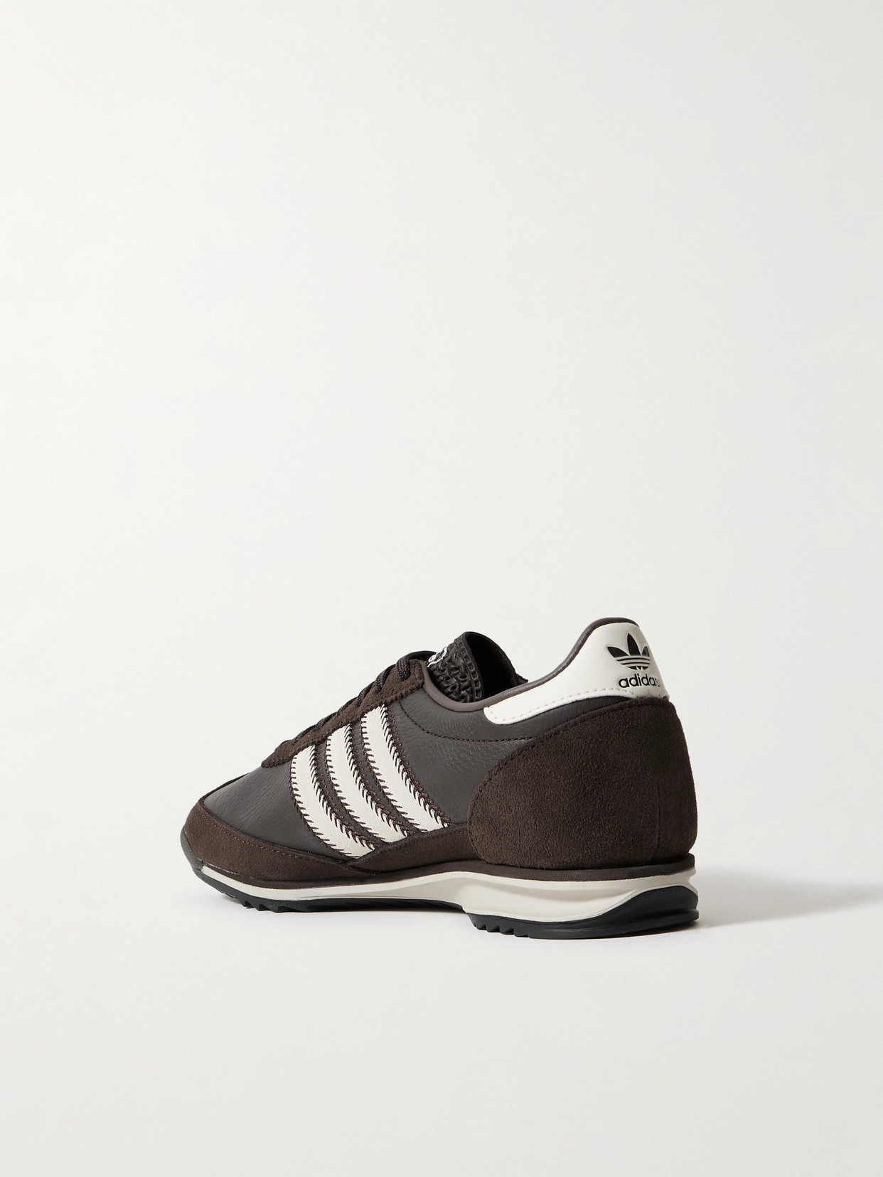 Sl 72 Og Suede And Leather Sneakers - Brown
