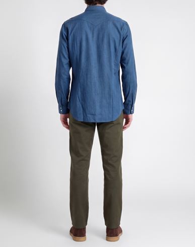 Man Shirt Blue Size 15 ½ Cotton