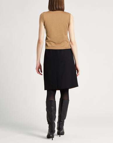 Woman Turtleneck Brown Size 4 Merino Wool