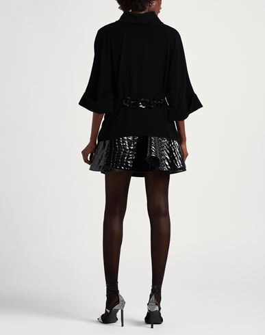 P. a.r. o.s. h. Woman Top Black Size S Polyester, PVC
