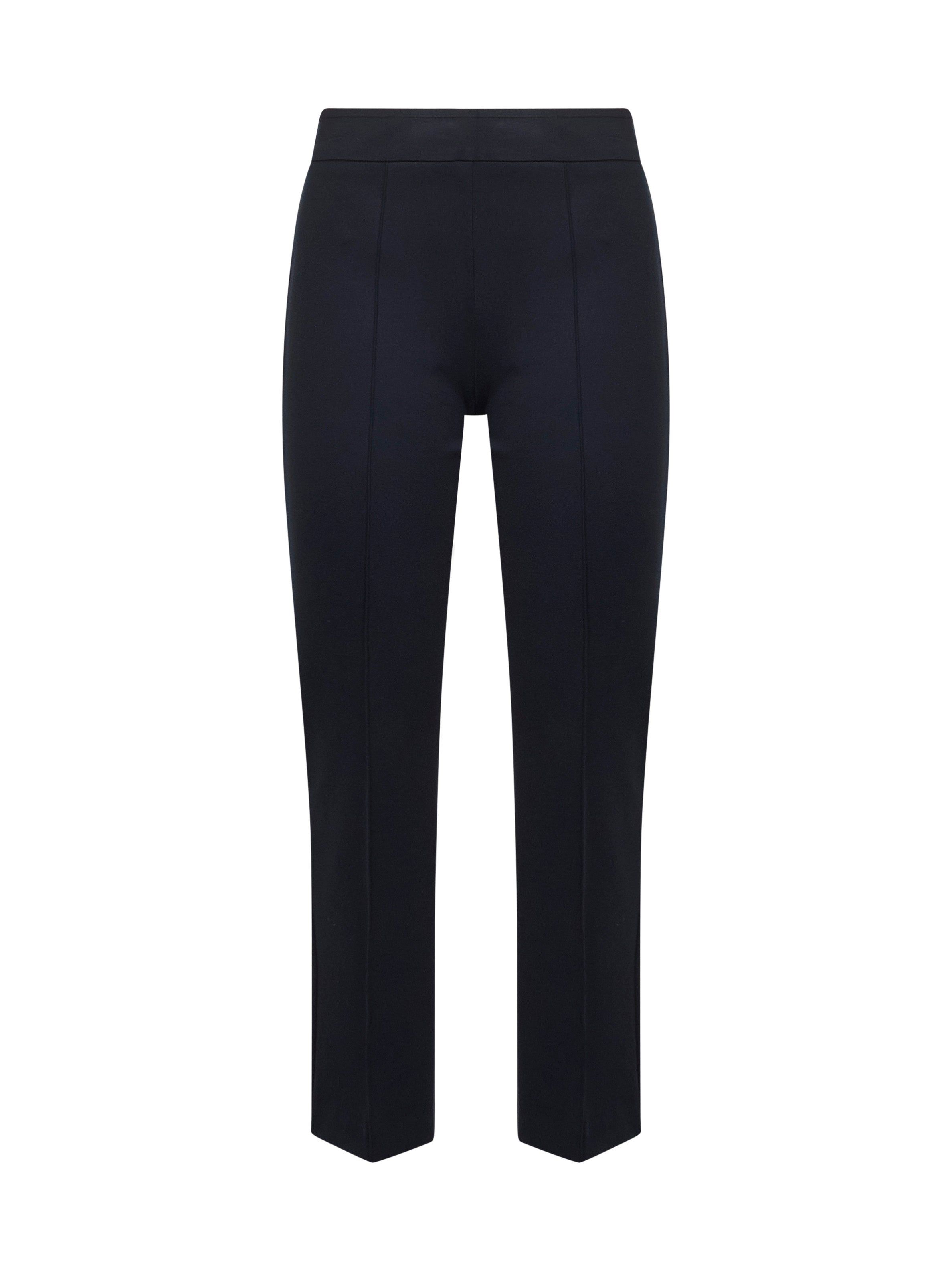 Stretch Jersey Trumpet Trousers — Blue