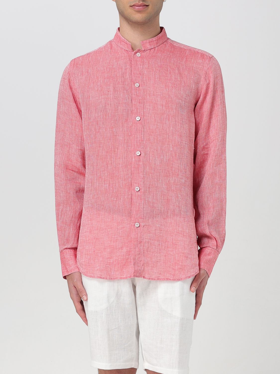 Shirt Men color Coral
