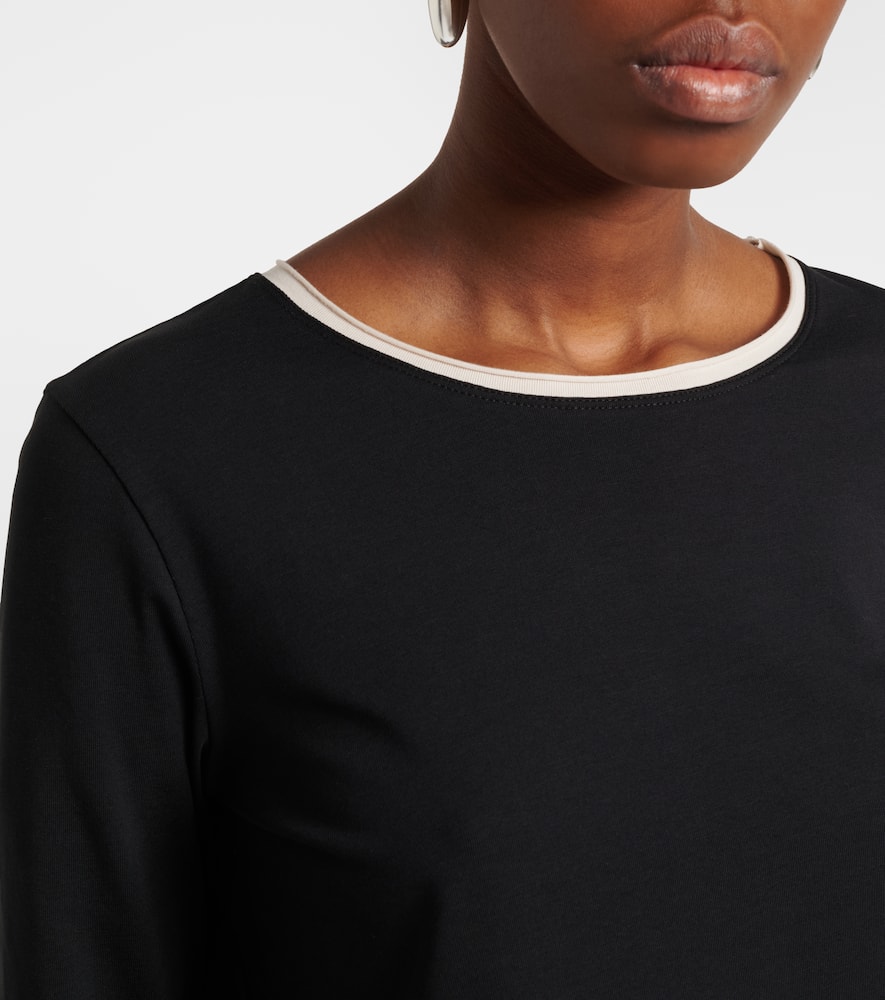 Divina cotton-blend T-shirt