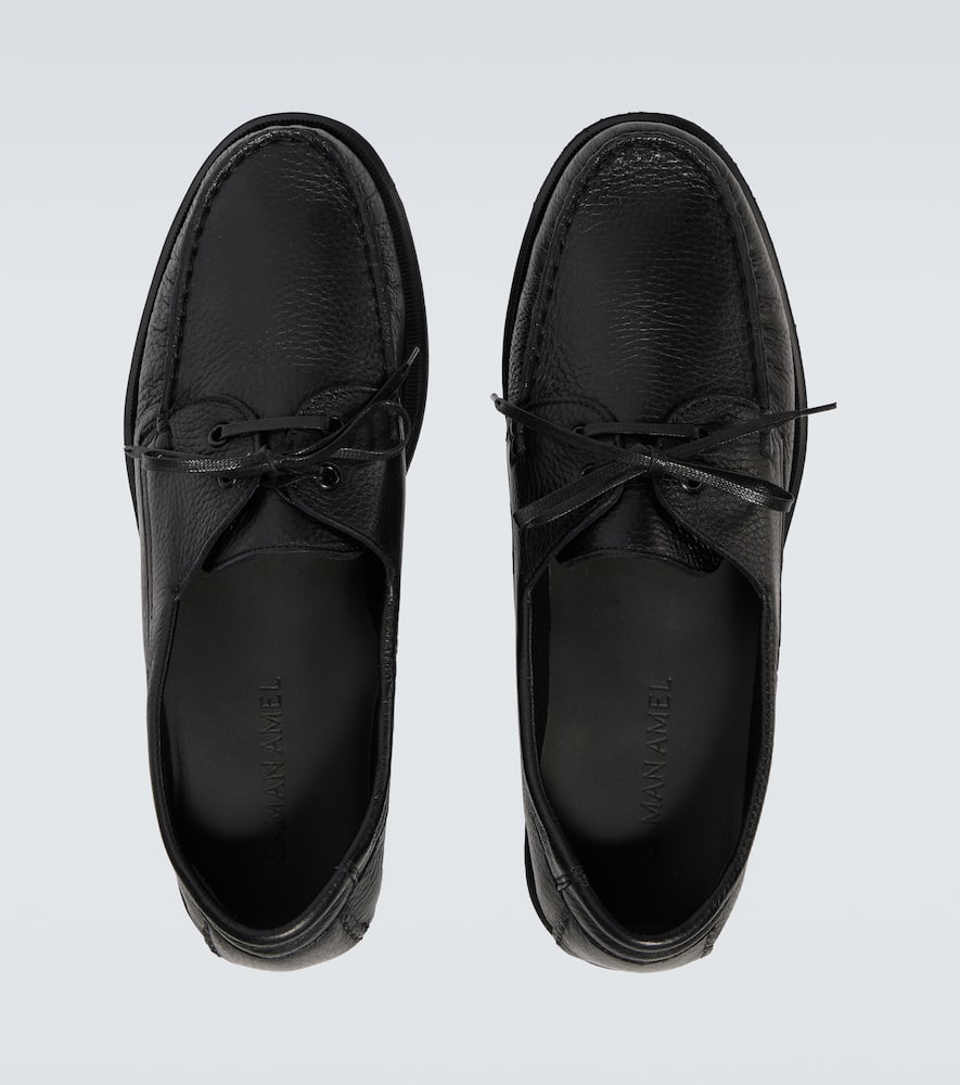 Saman Amel City Moc leather loafers