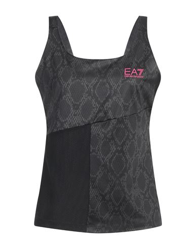 Woman Tank top Black Size M Recycled polyester, Elastane, Polyamide