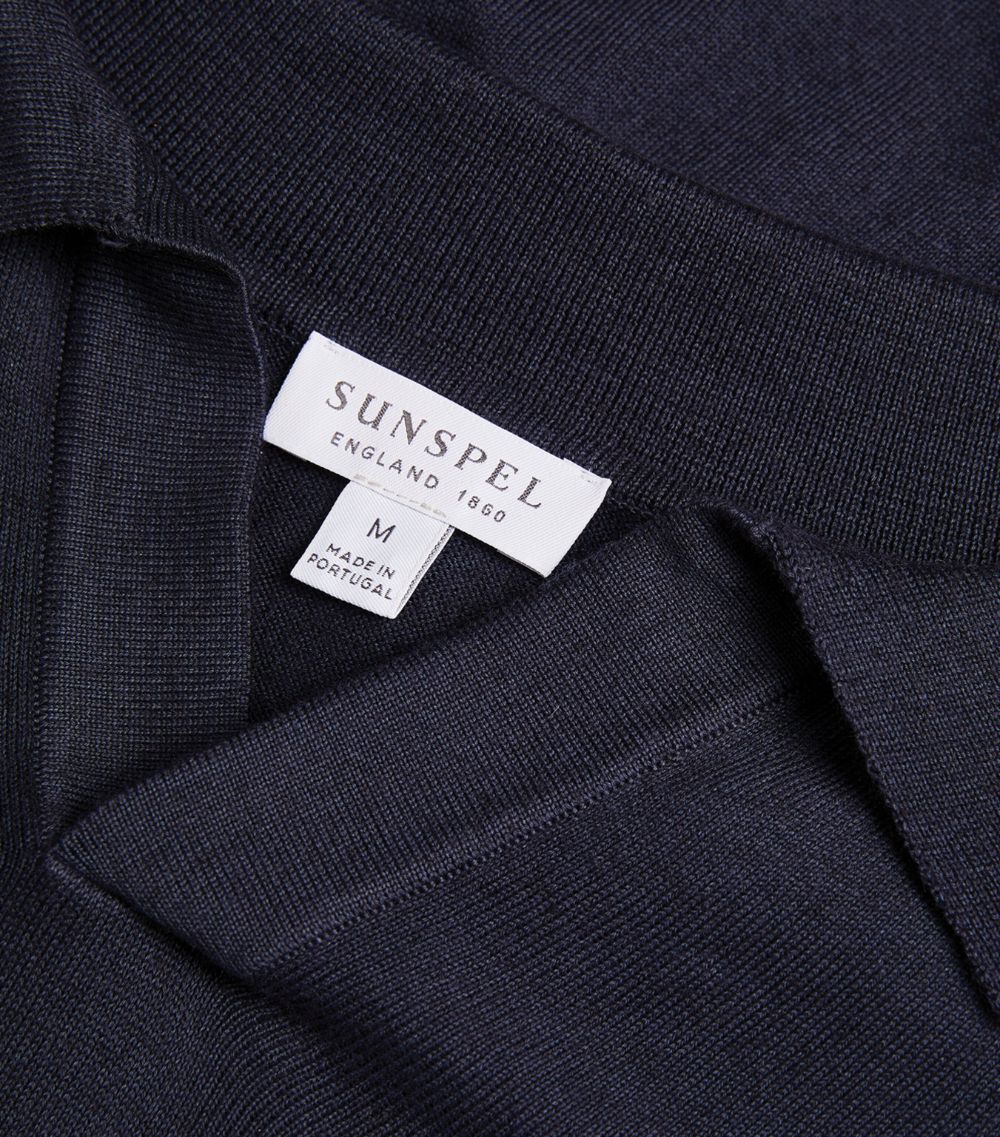 Sea Island Cotton-Cashmere Polo Shirt