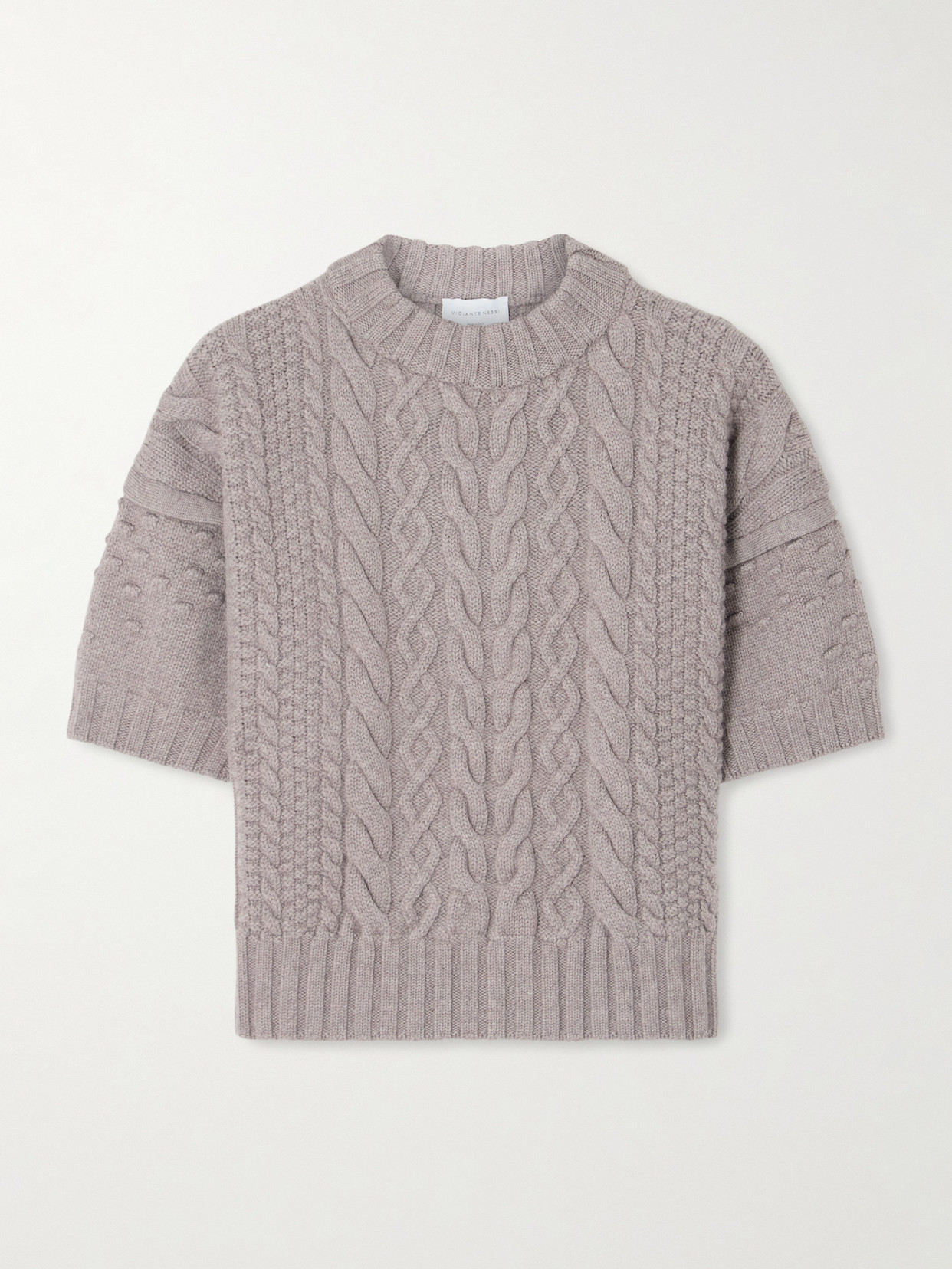 Ruscha Cable-knit Wool Sweater - Neutrals