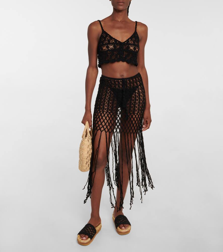 Bianca crochet crop top