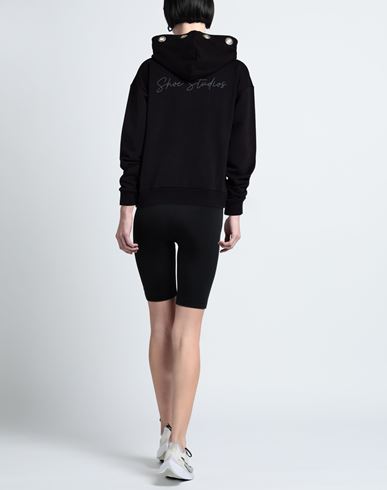 Woman Sweatshirt Black Size XL Cotton