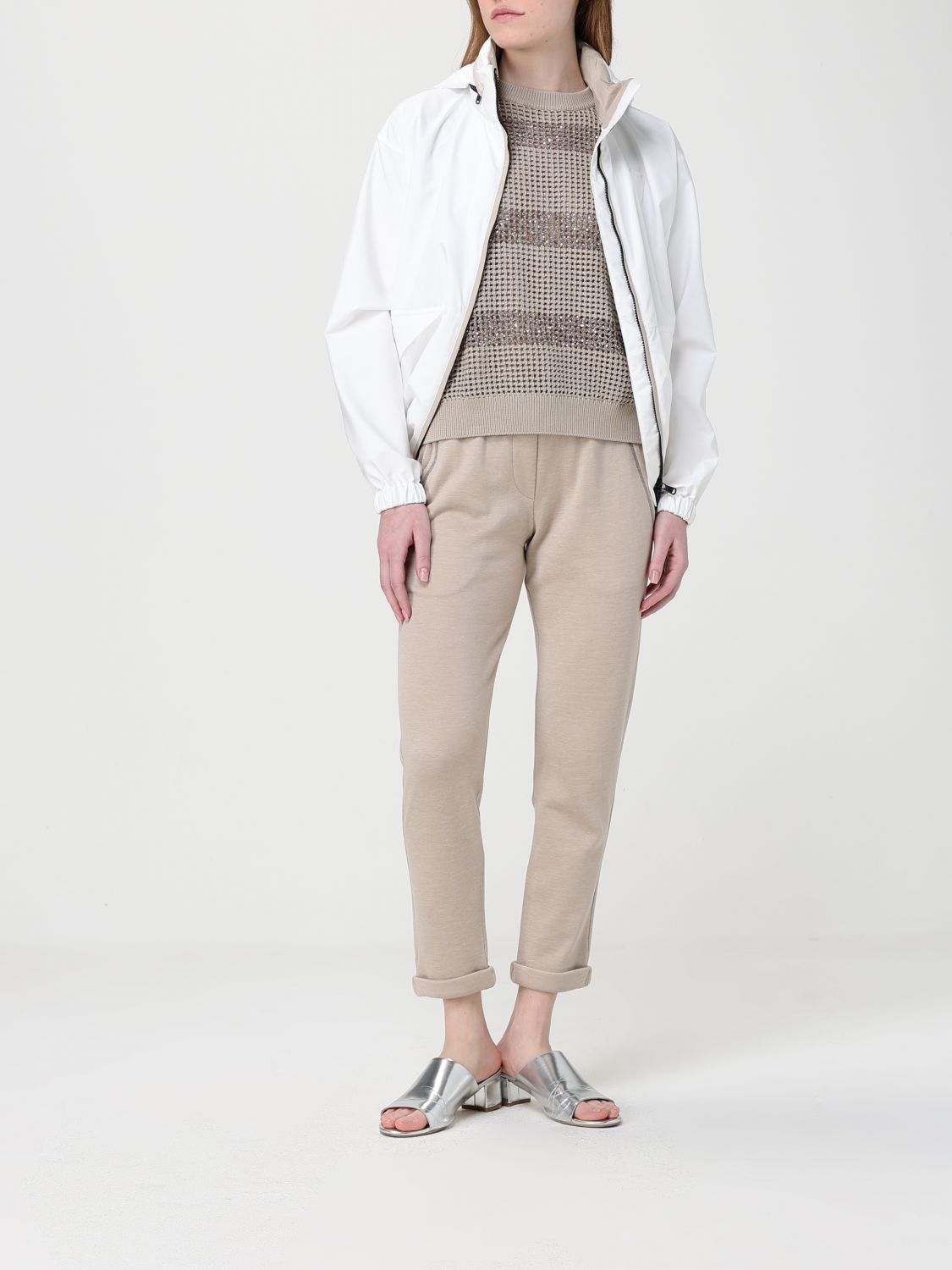 Jacket Woman color White
