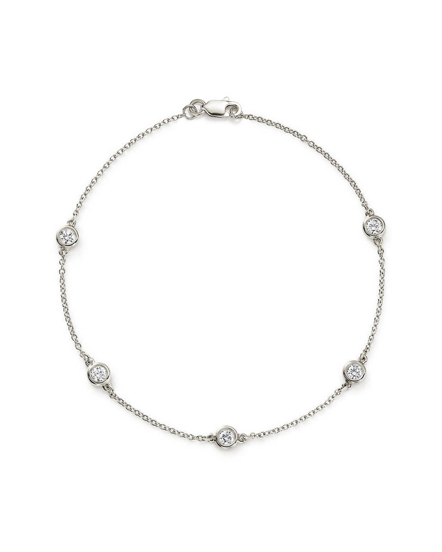 14K 0.75 ct. tw. Diamond Station Bracelet