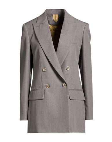 Woman Blazer Grey Size 10 Virgin Wool