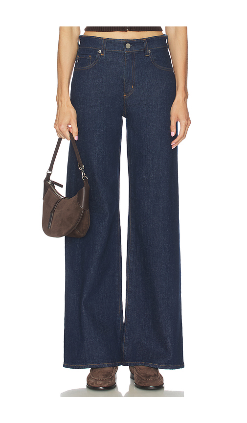 AG Jeans Saige Wide Leg Jeans in Blue. 33. Also , 24, 25, 26, 27
