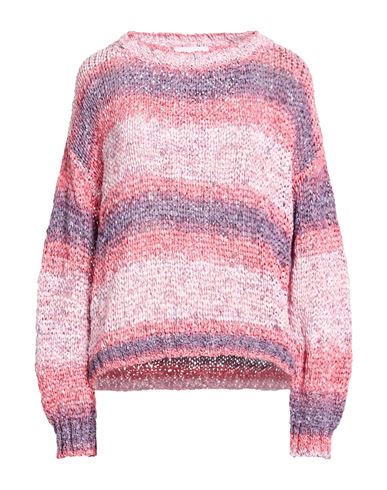 Collezione N_01 Woman Sweater Pink Size M Polyester, Polyamide