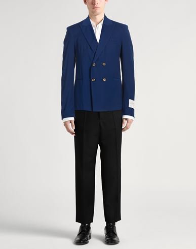 Man Blazer Navy Size M Polyester, Viscose, Elastane